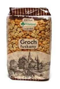 VitalPol Groch łuskany 475 g - Warzywa świeże i suszone - miniaturka - grafika 1