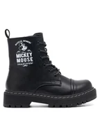 Buty dla dziewczynek - Mickey&Friends Botki CS5587-13DSTC Czarny - miniaturka - grafika 1