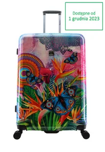 Walizka duza SAXOLINE BUTTERFLY Nature L - Walizki - miniaturka - grafika 1