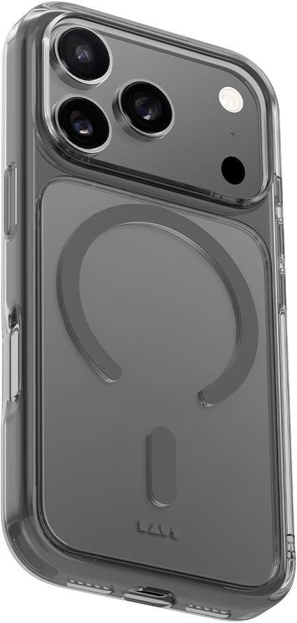 Laut Crystal Fluro - etui do iPhone 17 Pro Max kompatybilne z MagSafe clear gray