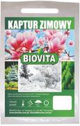 Trójkatny KAPTUR zimowy, wiązany z nadrukiem 80/120cm BIOVITA