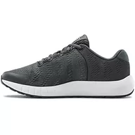Buty dla dziewczynek - Under Armour Unisex dziecięce trampki Pre School Pursuit BP, Skok szary biały biały, 38 EU - miniaturka - grafika 1