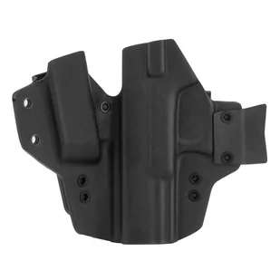 DOUBLETAP GEAR - Kabura wewnętrzna Kydex Appendix IWB z ładownicą do Glock 17 - Czarna - Odzież taktyczna i umundurowanie - miniaturka - grafika 2