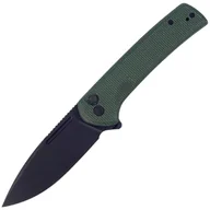 Noże - Nóż składany Civivi Conspirator Green Micarta, Black Stonewashed (C21006-2) - miniaturka - grafika 1