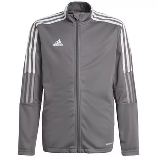 Bluzy dla dziewczynek - Adidas, Bluza dziecięca, Tiro 21 Track Jacket Junior GM7311, szary - grafika 1