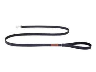 Ami Play Smycz Lincoln Skóra M 140cm/1,5cm czarny - Smycze dla psów - miniaturka - grafika 1
