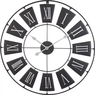 Zegar ścienny, czarny, 70 cm - Zegary - miniaturka - grafika 1