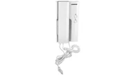 Wideodomofony - Unifon słuchawkowy 2 przyciski 230V biały DP-2HPR - miniaturka - grafika 1