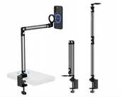 Selfie stick - Uchwyt Mocowanie Imadło Magnes Magnetyczny Magsafe Na Telefon Tablet Vlog / Telesin P3-ds-02 - miniaturka - grafika 1