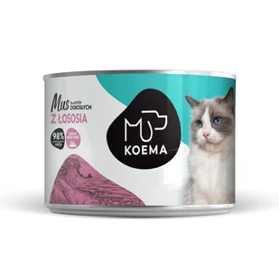 Koema Mus łosoś 200g dla kota - Odblaski i adresówki - miniaturka - grafika 1