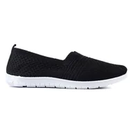 Slip on damskie - Czarne sportowe obuwie slip on - Inna marka - miniaturka - grafika 1