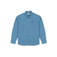 Koszule męskie - Wrangler Męska koszula 1 PKT, Captains Blue, rozmiar 4XL, Captains Blue, 4XL - miniaturka - grafika 1