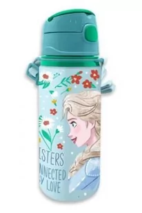 Bidon Aluminiowy Ze Słomką Butelka Dla Dzieci Elsa Kraina Lodu Frozen 600 Ml - Zabawki zręcznościowe - miniaturka - grafika 1