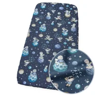 Prześcieradła dla dzieci - PRZEŚCIERADŁO 180x80 cm Z GUMKĄ DO ŁÓŻKA BAWEŁNA Kerstin - miniaturka - grafika 1