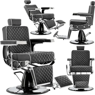 Fotel fryzjerski barberski hydrauliczny do salonu fryzjerskiego barber shop Connor Barberking w 24H - Fotele fryzjerskie - miniaturka - grafika 1