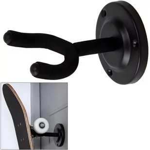 Wyściełany uchwyt ścienny - deskorolka, longboard, gitara, bas - Deskorolki - miniaturka - grafika 1