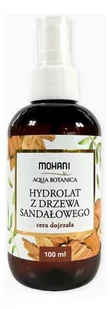 Mohani MOHANI HYDROLAT Z DRZEWA SANDAŁOWEGO 100ML - Toniki i hydrolaty do twarzy - miniaturka - grafika 1