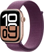 Smartwatch - Apple Watch 10 GPS 42mm z aluminium różowego złota opaska sportowa Dojrzała Śliwka - miniaturka - grafika 1