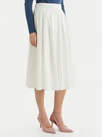 Spódnice - ONLY Spódnica trapezowa Maila 15369555 Biały Regular Fit - miniaturka - grafika 1