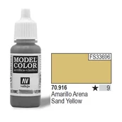 Akcesoria do gier planszowych - Vallejo Model Color Sand Yellow 17ml 70.916 - miniaturka - grafika 1