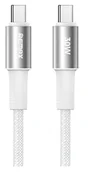 Kable USB - KABEL REMAX 30W USB-C QC QUICK CHARGER SZYBKIE ŁADOWANIE biały 1,2m - miniaturka - grafika 1