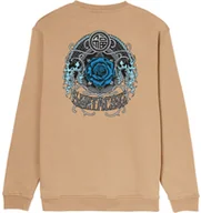 Bluzy męskie - bluza męska SANTA CRUZ DRESSEN ROSE ONE CREW Taupe - miniaturka - grafika 1