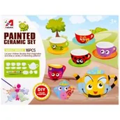 Zabawki kreatywne - Zestaw kreatywny do malowania ceramika Zwierzątka MEGA CREATIVE 511577 - miniaturka - grafika 1