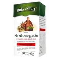 Herbata - Zioła Mnicha Herbatka ziołowo-owocowa na zdrowe gardło 40 g (20 x 2 g) - miniaturka - grafika 1