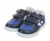 Buty dla dziewczynek - Hummel Sportowe Buty Dziecięce Na Rzepy Niebiesko Czarne 27 Jwe - miniaturka - grafika 1