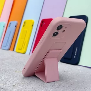 Wozinsky Kickstand Case elastyczne silikonowe etui z podstawką iPhone 12 mini miętowy - Etui i futerały do telefonów - miniaturka - grafika 8