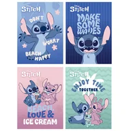 Zeszyty szkolne - 4 SZT. X ZESZYT A5, 16 KARTEK, KRATKA, STITCH, UNIPAP KAŻDY INNY - miniaturka - grafika 1