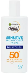 Emulsja od oparzenia słonecznego Garnier Delial Sensitive Advance Hyaluronic Acid Face Cream SPF50 40 ml (3600542298254) - Balsamy i kremy do opalania - miniaturka - grafika 1