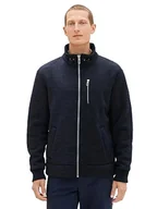 Bluzy męskie - TOM TAILOR Bluza męska, 34180 - Navy Tonal Streaky Inject, 3XL - miniaturka - grafika 1
