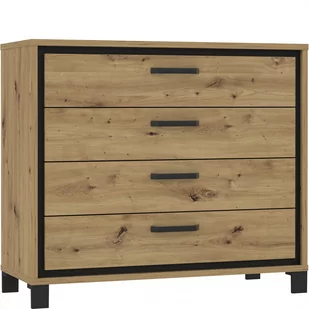 Komoda TDHK211-C773 Trondheim Forte Dąb Artisan, Dąb Czarny - Komody - miniaturka - grafika 1