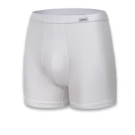 Majtki męskie - Bokserki męskie CORNETTE AU 220 obcisłe, białe, L - miniaturka - grafika 1