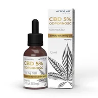 Suplementy naturalne - ACTIVLAB CBD 5% Odporność z witaminą D, 12ml >>  od 49zł  << - miniaturka - grafika 1