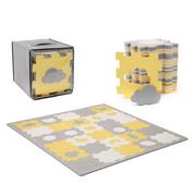 Maty piankowe - Kinderkaft Mata Piankowa Puzzle Luno Shapes Yellow - miniaturka - grafika 1