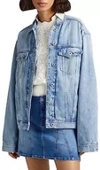 Kurtki damskie - Pepe Jeans Damska kurtka Alice, niebieska (Denim-PF0), XL, Niebieski (Denim-PF0), XL - miniaturka - grafika 1