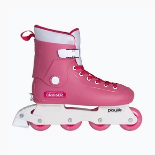 Rolki dziecięce Playlife Cruiser pink - Rolki - miniaturka - grafika 1