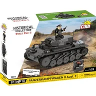 Klocki - Klocki COBI 2597 Czołg Panzerkampfwagen II Ausf. F Niemiecki czołg lekki - miniaturka - grafika 1