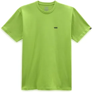 t-shirt VANS LEFT CHEST LOGO TEE Lime Green - Koszulki męskie - miniaturka - grafika 1
