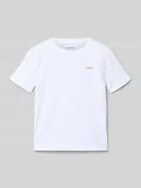 Koszulki dla chłopców - męski t-shirt o kroju regular fit z czystej bawełny - miniaturka - grafika 1