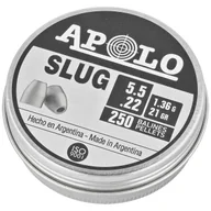 Amunicja do wiatrówek - Śrut Apolo Slug 21 5.5 mm, 250 szt. 1.36g/21.0gr (19300) - miniaturka - grafika 1