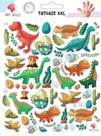 Zabawki kreatywne - Tatuaże zmywalne dla dzieci Dinozaury Xxl - miniaturka - grafika 1