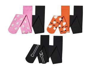 lupilu® Rajstopy termiczne dziecięce na Halloween, 2 pary - Rajstopy dziecięce - miniaturka - grafika 1