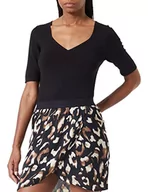 Swetry damskie - s.Oliver BLACK LABEL Damski sweter z dzianiny, szary/czarny, 32 - miniaturka - grafika 1