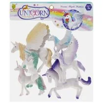 Konik Jednorożec op.6 szt.  MEGA CREATIVE 524454 - Figurki dla dzieci - miniaturka - grafika 1