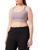 Biustonosze - Nike AQ8686-531 Favorites Strappy Biustonosz Sportowy Damski Purple Smoke/(White) M - miniaturka - grafika 1