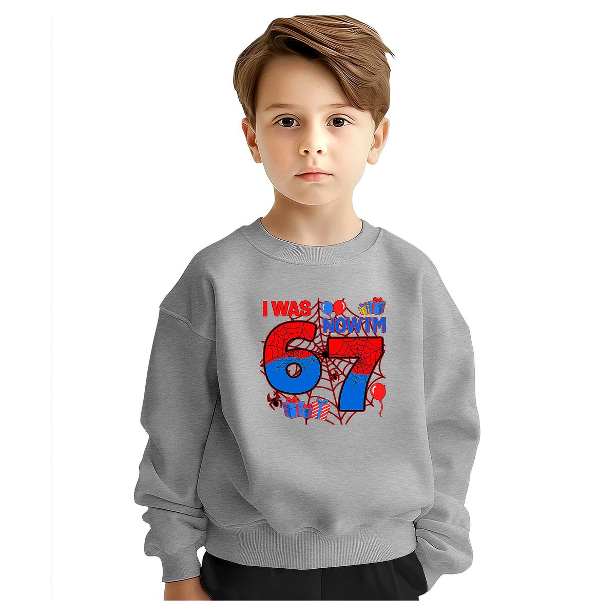 BLUZA DZIECIĘCA 67 SIX SEVEN VIRAL 110-116 DLA CHŁOPCA DZIEWCZYNKI