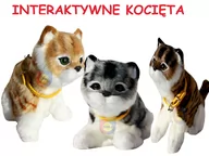 Zabawki interaktywne dla dzieci - Kotek Interaktywny Z Wbudowaną Fotokomórką - miniaturka - grafika 1